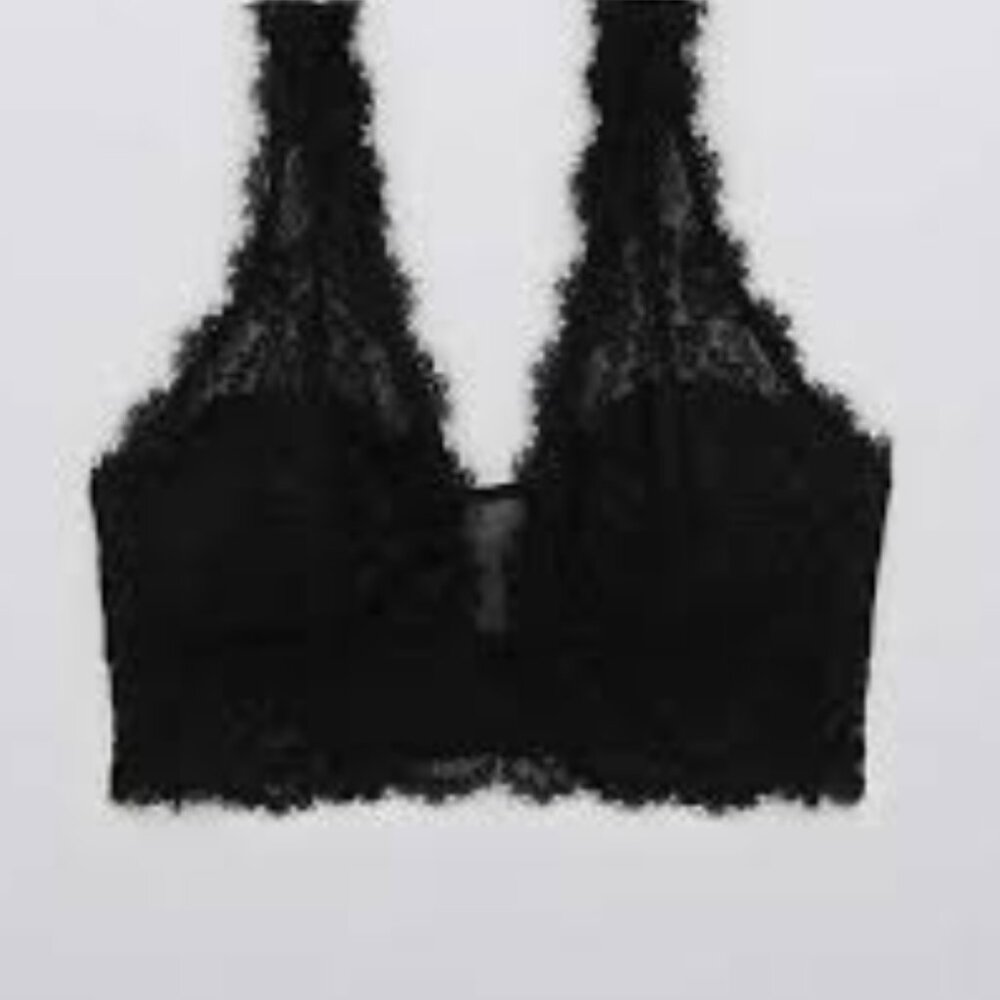 Aerie black lace bralette